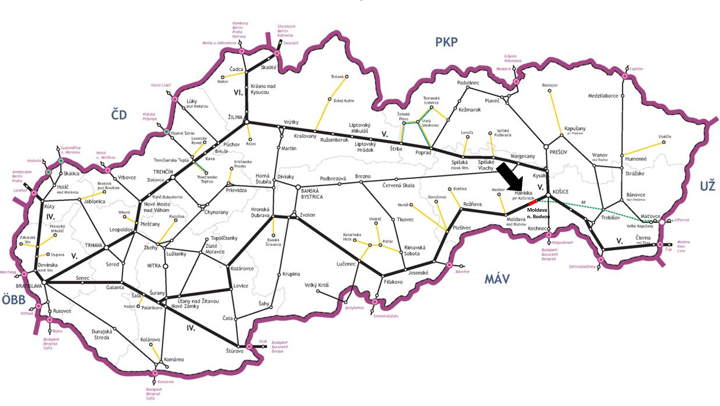 Elektrifikácia trate Haniska pri Košiciach – Moldava nad Bodvou, realizácia (2. fáza)