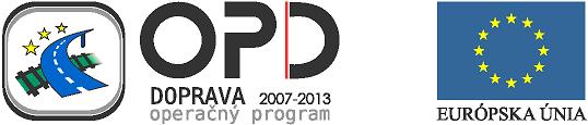 Logo operačného programu Doprava
