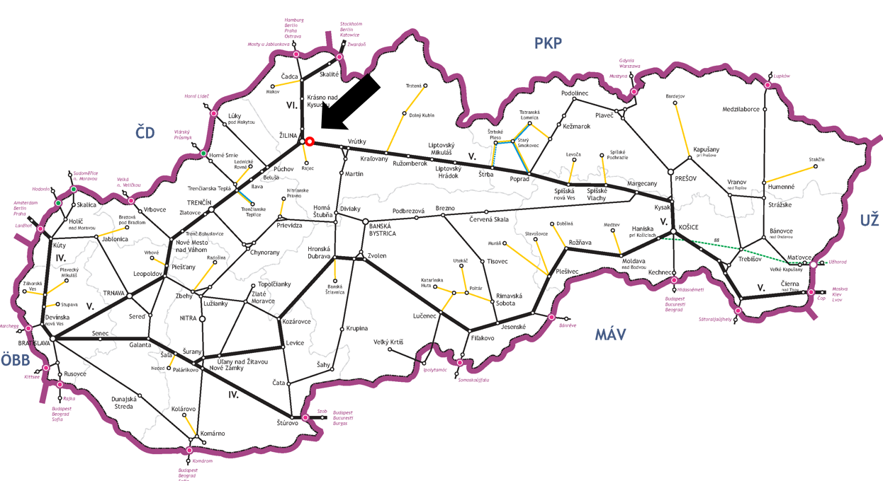 ŽSR, Dostavba zriaďovacej stanice Žilina – Teplička a nadväzujúcej železničnej infraštruktúry v uzle Žilina, I. etapa (1.fáza)